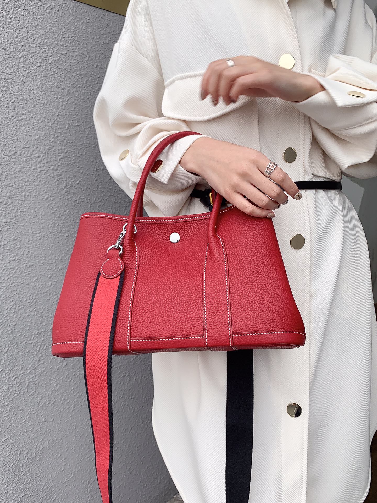 The Rouge Belle Structured Mini Tote