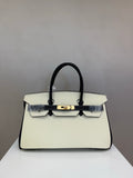 The Monochrome Élan Structured Tote