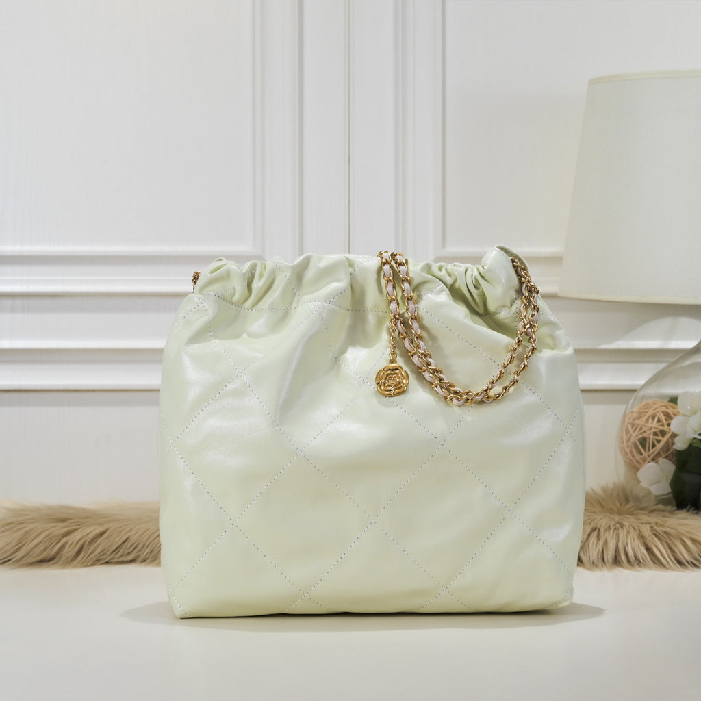 The Rowan Quilted Leather Pouch