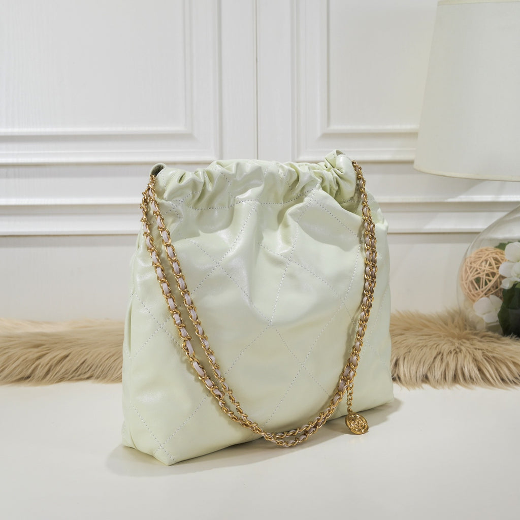 The Rowan Quilted Leather Pouch