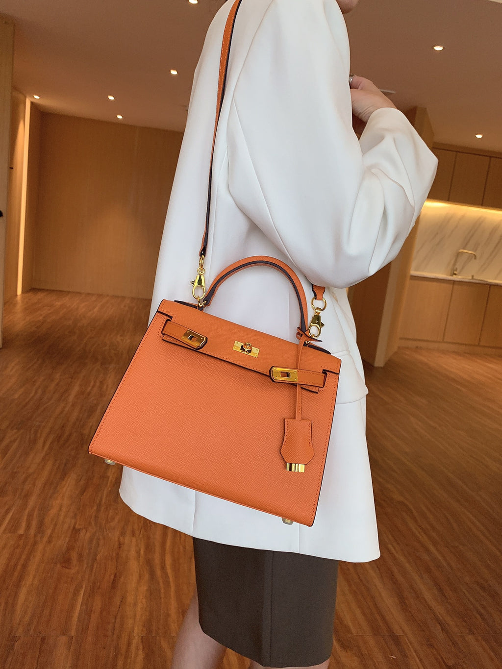 The Valencia Luxe Structured Crossbody