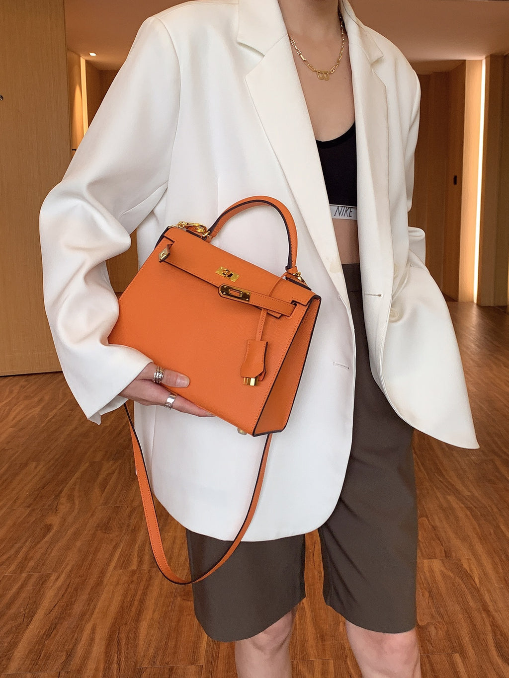The Valencia Luxe Structured Crossbody