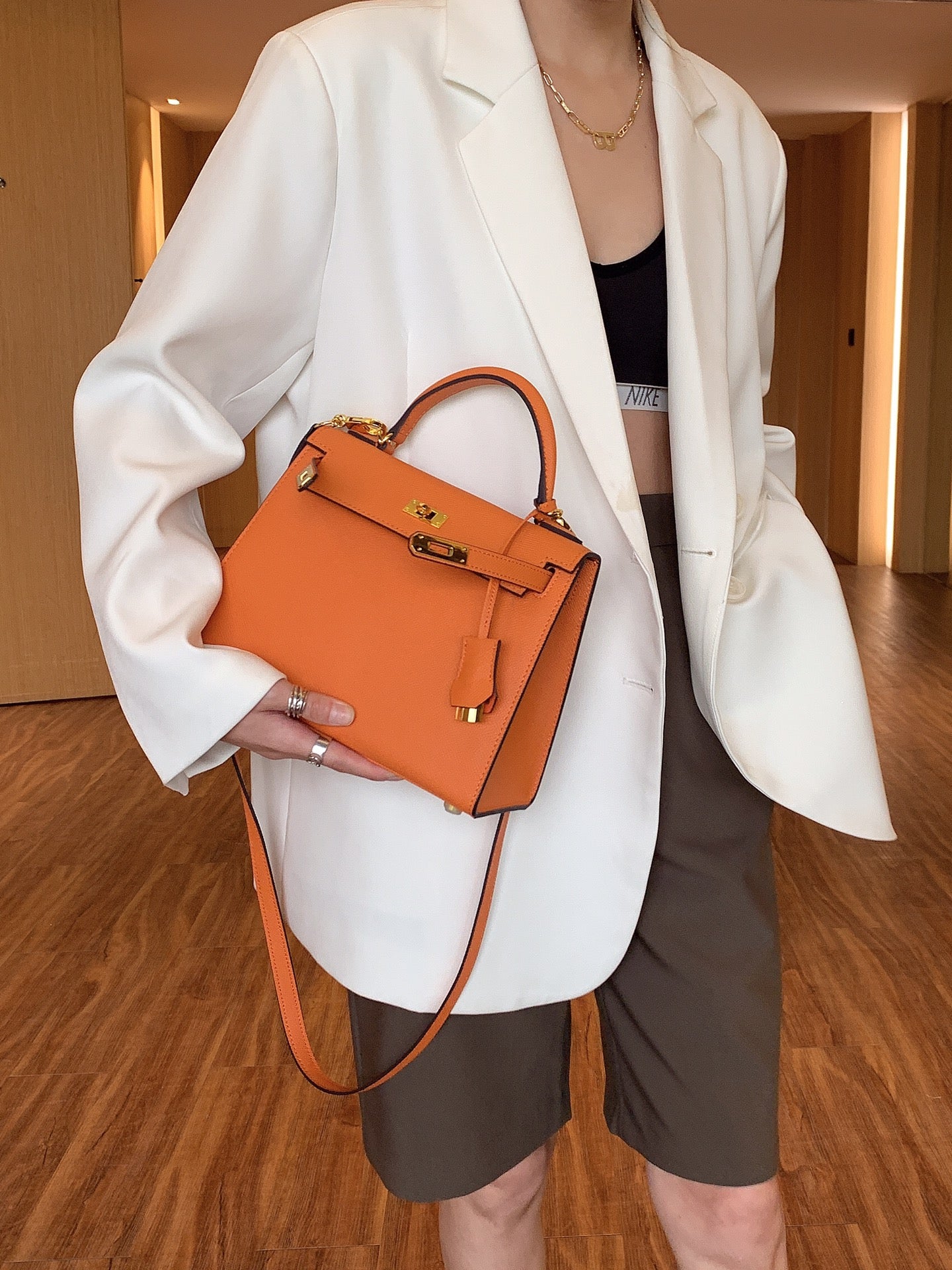 The Valencia Luxe Structured Crossbody