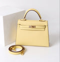 Élan Top Handle – Soleil Yellow Leather