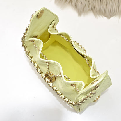 Leather Bucket Bag – Butter Yellow
