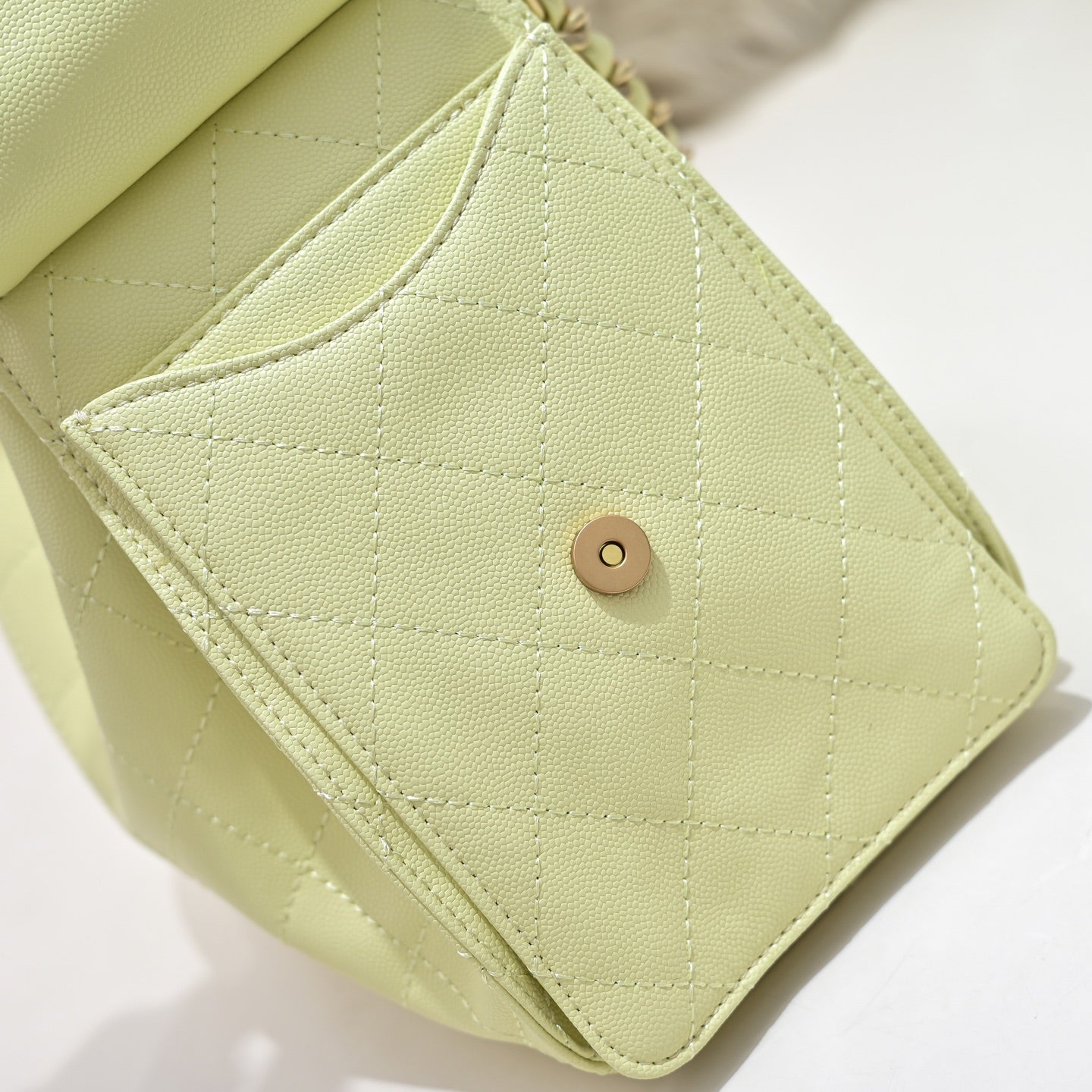 Leather Bucket Bag – Butter Yellow